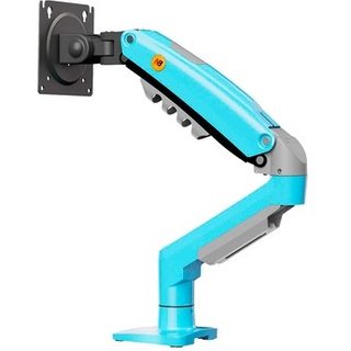 Suporte de Mesa Articulado para Monitor de 17" a 30" North Bayou, Ajustes com Pistão a Gás, Azul - F80-XM NB