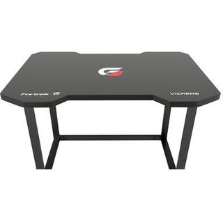 Mesa Gamer Fortrek Vickers, Preto e Vermelho, Pés Niveladores, Tampo de MDF Revestido e Suporta Peso Máximo de 150 Kg - 72859