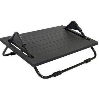 Apoio Ergonômico para os pés Multivisão, MDF, Preto, Desmontado - Apoio-PR