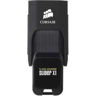 Pen Drive 32GB Corsair Voyager Slider X1, USB 3.0, Leitura de 130MB/s, Preto - CMFSL3X1-32GB