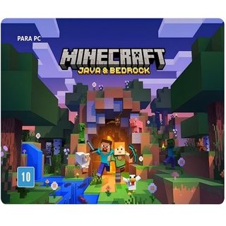 Gift Card Minecraft Java & Bedrock, 2 em 1! Cartão Presente Digital