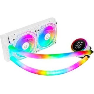 Water Cooler Rise Mode Aura Ice, ARGB, 240mm, AMD/Intel, Branco - RM-WAI-02-ARGB