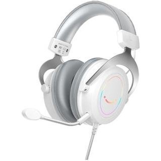 Headset Fifine H3, RGB, USB, PS4, PS5, XBOX, Branco - H3W