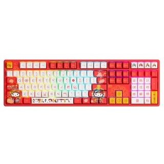Teclado Mecânico Gamer Akko, RGB, Switch Princess Linear, Keycaps JDA, 5108S, Hello Kitty - 6925758618229