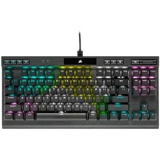 Teclado Mecânico Gamer Corsair K70 RGB, TKL Champion Series, Corsair OPX, Preto PBT Keycaps, Anti-Ghosting, US - CH-911901A-NA