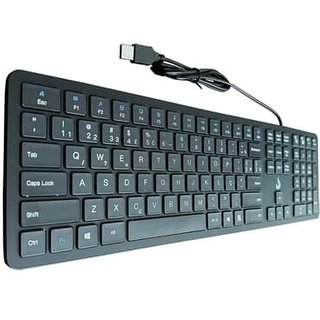 Teclado Slim Rise Mode, USB, Preto - RM-TS-FB