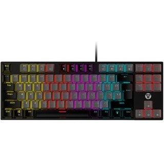 Teclado Mecânico Gamer Fantech ATOM87, RGB, Switch Red, Preto - MK876