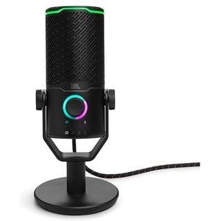 Microfone Condensador JBL Quantum Stream Studio, Cardioide, Preto - JBLSTRMSTUDIOBLK