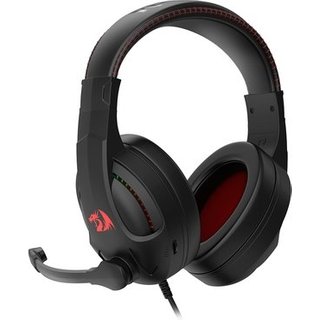 Headset Gamer Redragon Cronus, RGB, Driver 40mm, P3 e USB, Preto - H211-RGB