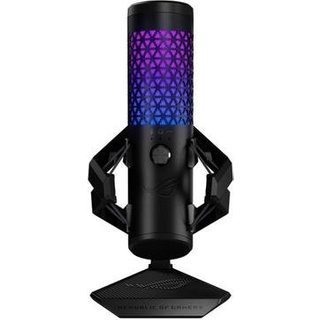 Microfone Gamer de Mesa ASUS ROG Carnyx, RGB, USB, PC e Mac, Anti-vibração, Preto - 90YH03Z0-BAUA00