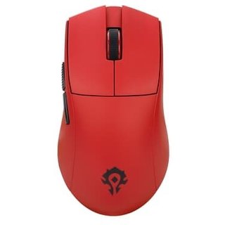 Mouse Gamer Sem Fio Redragon King Pro Horda Do World Of Warcraft, até 26000DPI, Bluetooth e USB Tipo-C, Vermelho - 6975763145197