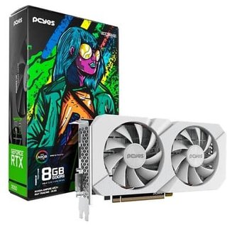 Placa De Vídeo Pcyes Projeto Edge GPU RTX 3050 NVIDIA Geforce, 8GB, GDDR6, 128Bit, Branco - PVRTX30508WTPE