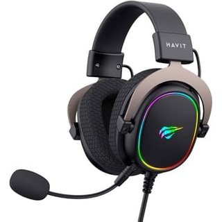 Headset Gamer Havit H2002R, RGB, USB 7.1, 20khz, Preto - HV-H2002R