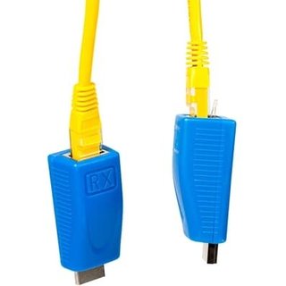 Adaptador PlusCable RJ45 Ethernet para HDMI - ADP-HDMIRJ45BL