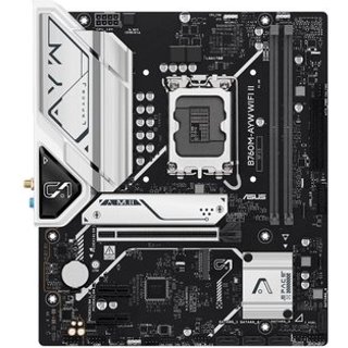Placa Mãe ASUS B760M-AYW WIFI II, Intel LGA 1700, mATX, DDR5, Wi-fi 6, Bluetooth, Preto - 90MB1MH0-M0EAY0