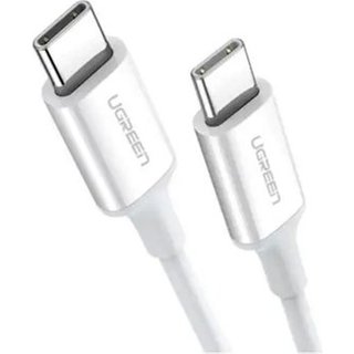 Cabo Tipo C para Tipo C Ugreen, 2.0, 2m, Branco - UG-60520