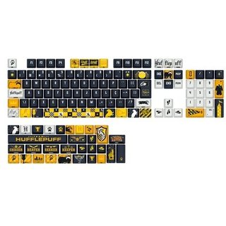 Keycap Gamer Redragon Harry Potter Lufa-Lufa, ABNT2, Preto e Amarelo - HP-943