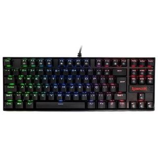Teclado Mecânico Gamer Redragon Kumara, Anti-Ghosting, RGB, Switch Outemu Red, ABNT2, Preto, PT - K552RGB-1 (PT-RED)