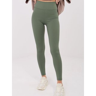 Long leggings model 221812 Relevance - XL - Green