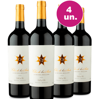 Kit 4 - Clos De Los Siete By Michel Rolland - Oferta Insana