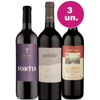 Kit 3 - Trinca de Tintos por R$99