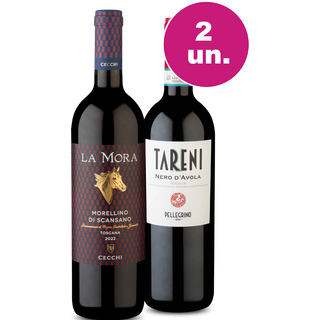 Kit 2 - Encontro de Campeões: La Mora Di Scansano e Tareni Sicilia Nero D´Avola
