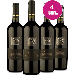 Kit 4 - V9 Reserva Cabernet Sauvignon - Exclusivo WE