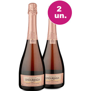 Kit 2 - Espumante Undurraga Rosé Brut - Oferta Insana