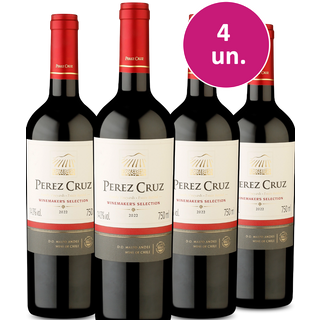 Kit 4 - Pérez Cruz Winemakers Selection D.O. Maipo Andes 2022 - Exclusivo We