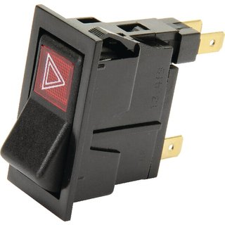 Cobo Rocker switch, 0-I, off-on, 4-pin, Hazard lights 13419000
