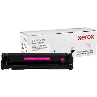 Everyday Magenta Toner by compatible with HP 201A (CF403A) Standard capacity. Colour toner page yield: 1400 pages Black toner page yield: 1400 pages Printing colours: Magenta Quantity per pack: 1 pc(s)