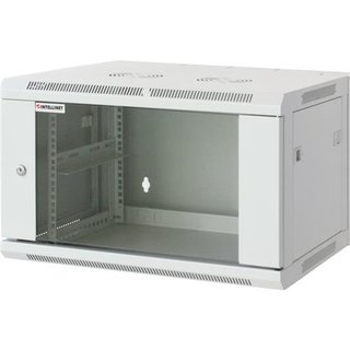 Intellinet 19" Network Cabinet - Wall Mount (Standard) 12U 600mm Deep Grey Assembled Max 60kg Metal & Glass Door Back Panel Removeable SidesSuitable also for use on desk or floor Usable Depth 500mm Parts for wall install (eg screws/rawl pl