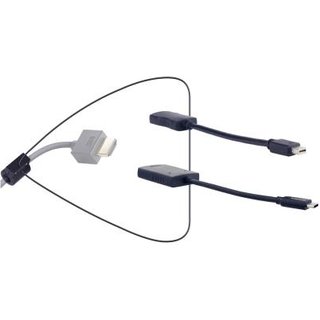 Liberty AV Solutions DL-AR1979 video cable adapter HDMI Type A (Standard) Mini DisplayPort + USB Type-C Black