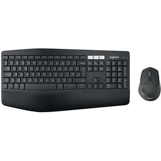 Logitech MK850 Performance Full-size (100%) Wireless RF Wireless + Bluetooth QWERTZ Black Mouse included