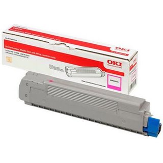 OKI 46471102. Colour toner page yield: 7000 pages Printing colours: Magenta Quantity per pack: 1 pc(s)