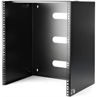 StarTech.com 12U Wall Mount Network Rack - 14 Inch Deep (Low Profile) - 19" Patch Panel Bracket for Shallow Server and IT Equipment Network Switches - 125lbs/57kg Weight Capacity Black - TAA Wall mounted rack 12U 56.7 kg 8.7 kg Black