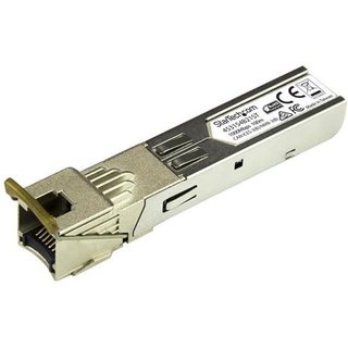 StarTech.com HPE 453154-B21 Compatible SFP Module - 1000BASE-T - SFP to RJ45 Cat6/Cat5e - 1GE Gigabit Ethernet SFP - RJ-45 100m - HPE 6120XG 6120G Flex Fabric - TAA