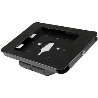 StarTech.com Secure Tablet Stand - Desk or Wall-Mountable - TAA Black 24.6 cm (9.7") 9.7" iPad Steel 1.3 cm Key