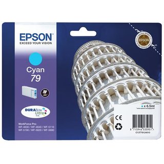 Epson C13T79124010/79 Ink cartridge cyan. 800 pages 6.5ml for Epson WF