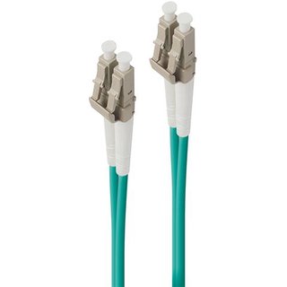 ALOGIC 1m LC-LC 10G Multi Mode Duplex LSZH Fibre Cable 50/125 OM3