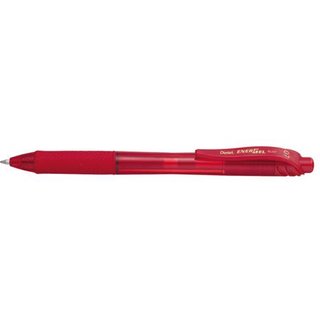 Pentel Energel X Retractable gel pen Red 12 pc(s)