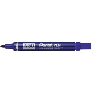 Pentel N 50 permanent marker Bullet tip Blue 12 pc(s)