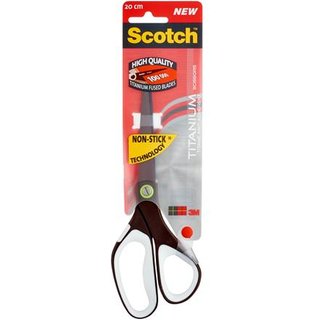 Scotch 1468TMX stationery/craft scissors Universal Straight cut Black Stainless steel White