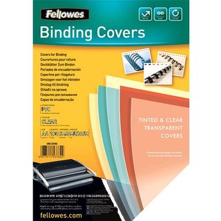 Fellowes 53762. Material: Plastic Product colour: Transparent. Quantity per pack: 100 pc(s)