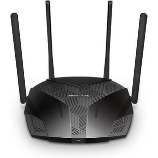 Mercusys AX3000 Dual-Band Wi-Fi 6 Router Wi-Fi 6 (802.11ax) Dual-band (2.4 GHz / 5 GHz) Ethernet LAN Black Tabletop router