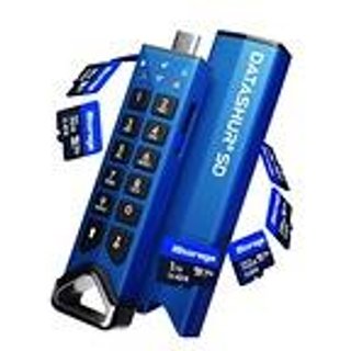 iStorage IS-FL-DSD-256-DP. Device interface: USB Type-C USB version: 3.2 Gen 1 (3.1 Gen 1). Keypad integrated Fingerprint reader. Weight: 35.4 g