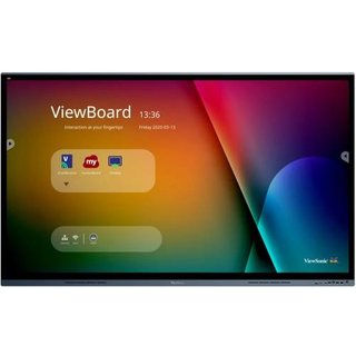 Viewsonic IFP7562 Signage Display Interactive flat panel 190.5 cm (75") LED Wi-Fi 350 cd/m 4K Ultra HD Black Touchscreen Built-in processor Android