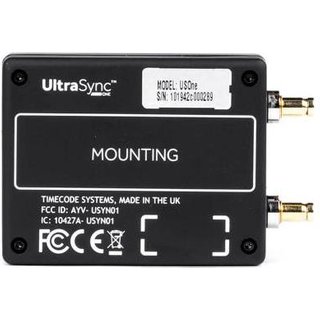 Atomos UltraSync One. Type: Sync generator Product colour: Black Material: Acrylonitrile butadiene styrene (ABS). Width: 55 mm Depth: 17 mm Height: 44 mm