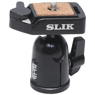 Slik SBH-100DQ tripod head Black 1/4" Ball