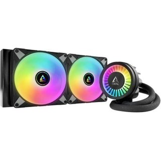 ARCTIC Liquid Freezer III 280 A-RGB - Multi Compatible All-in-One CPU Water Cooler with A-RGB. Type: All-in-one liquid cooler Fan diameter: 14 cm Airflow: 117.06 m/h Bearing type: Fluid Dynamic Bearing (FDB). Product colour: Black